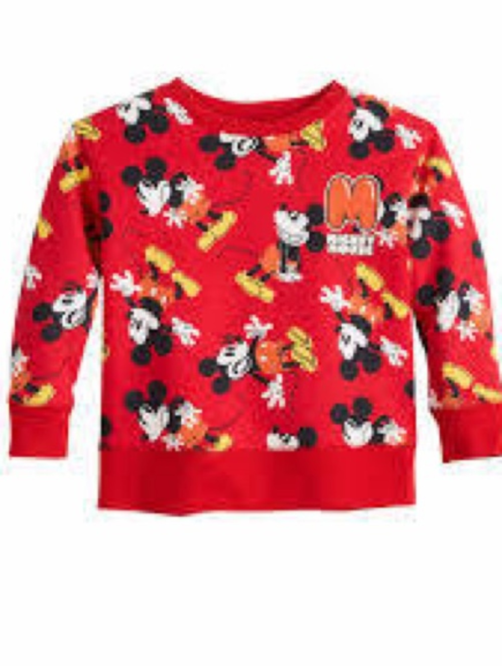 jumping beans Red Crewneck Sweatshirt with Character Print